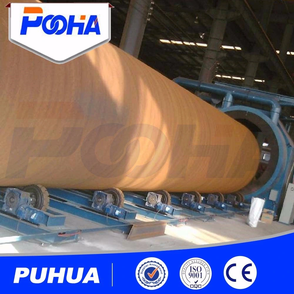 Round steel pipe outer / outer wall shot blasting machine