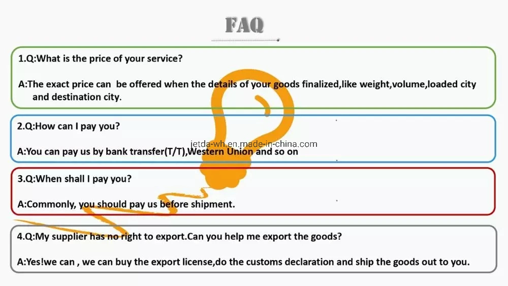 Ocean Freight/Ocean Shipment/Ocean Shipping From China to Charlotte, North Carolina