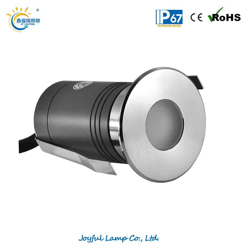 Stainless Steel LED Underground Light IP67 LED Deck Light 1W 2W 3W 4W LED Underground Light Dimmable Outdoor LED Up Light Square Ingroud Up Light