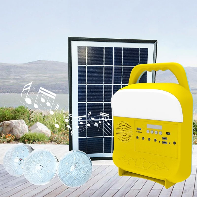 LED Lighting Portable Solar Home Lighting Radio Solar MP3 Player 10W Solar System Sre689