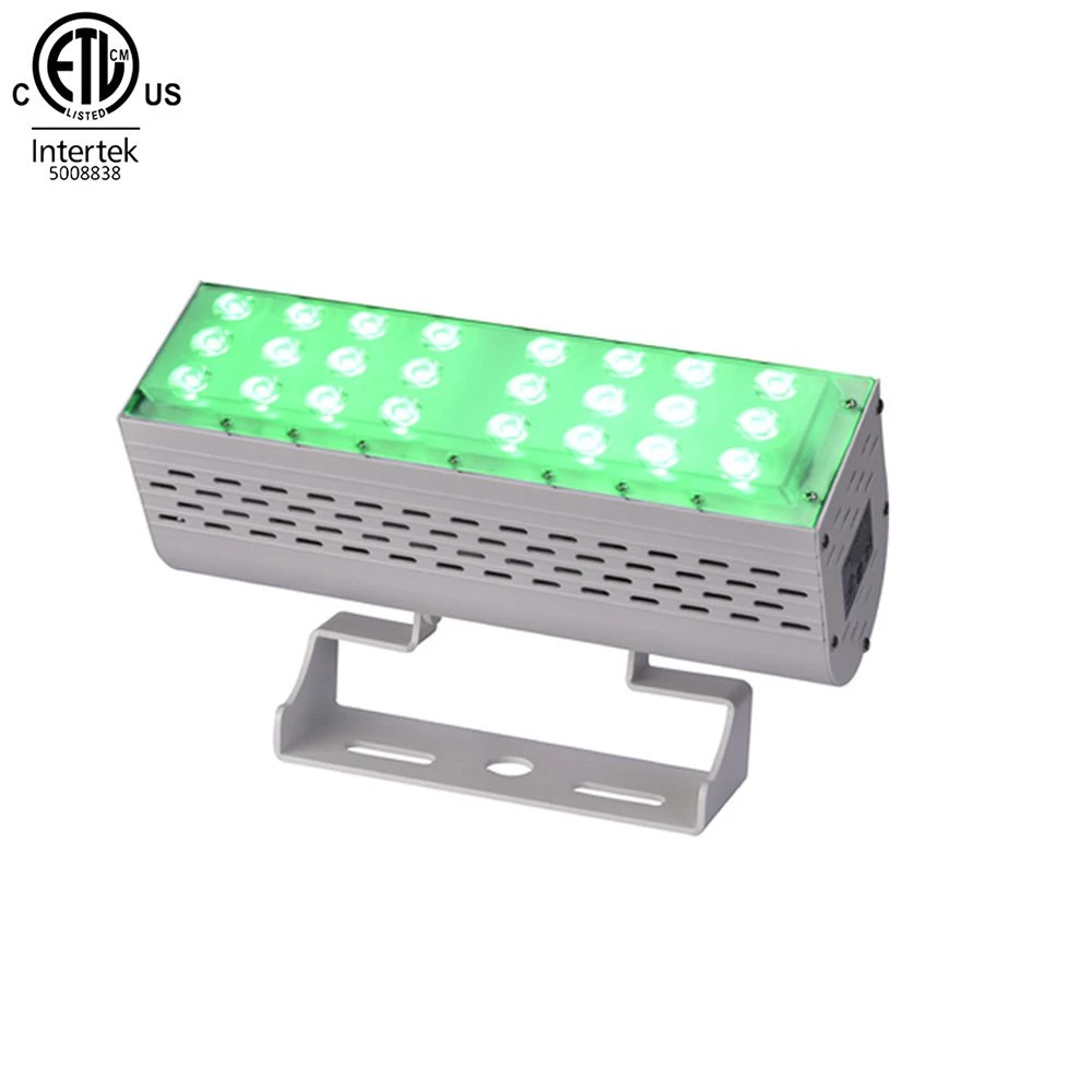 IP67 Outdoor Lighting Waterproof DMX Controlled RGB RGBW 50W LED Flood Light for Outdoor Decorative Lighting