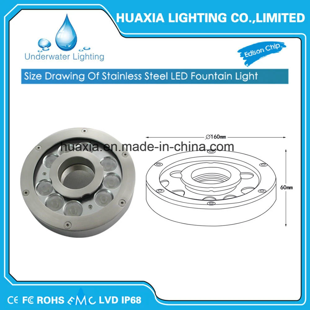 27W LED underwater light for fountain LED light