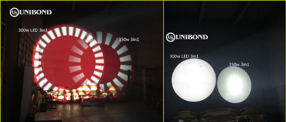 Strong 300W Beam Spot Wash 3in1 LED Moving Head Light Outdoor Light Stage Light Stage Equipment