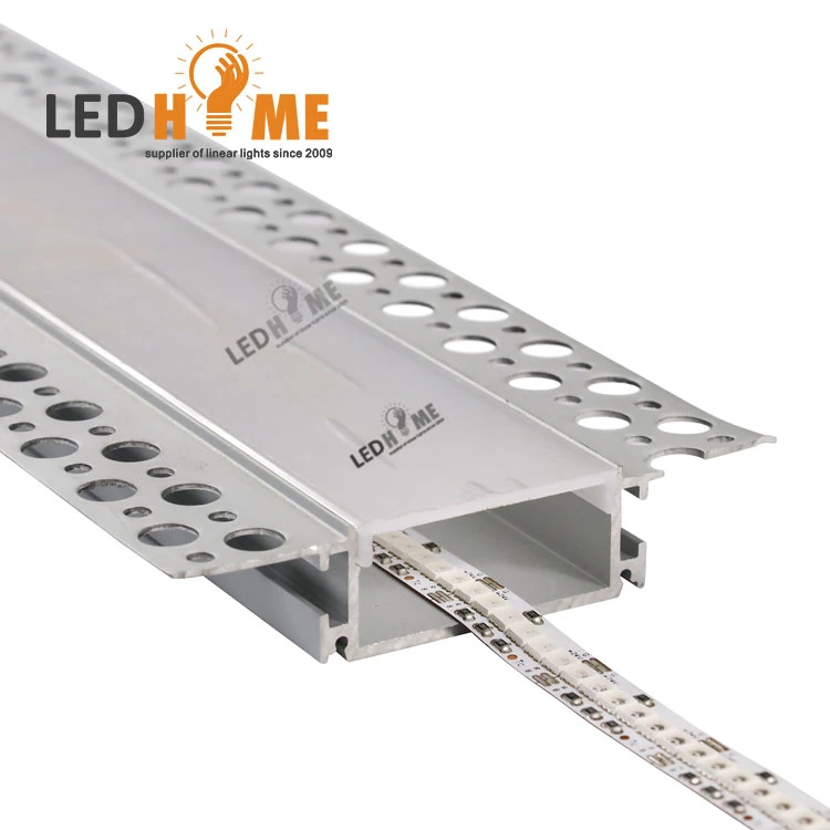 Aluminum Linear Lighting Frameless LED Linear with Flexible Strip Surface / Recessed