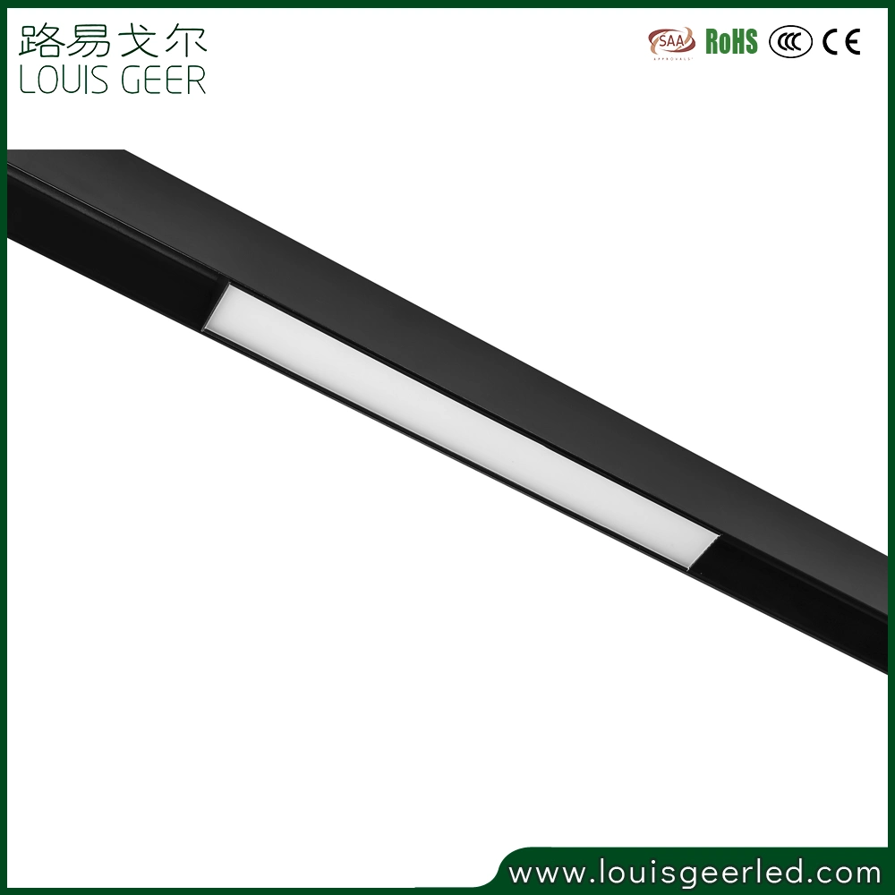 Magnetic Track Lighting Manufacturing CRI85 100lm/W 5000K Magnetic Track Rail LED Track Light