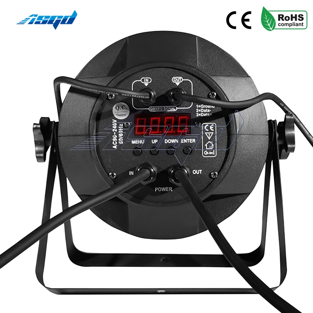 RGBW 4 in 1 LED PAR Lighting 18X12W DMX Stage Wall Washer