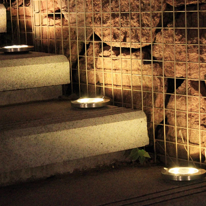 Solar LED Garden Path Floor Lights Outdoor Lawn Lights LED Solar Yard Lights