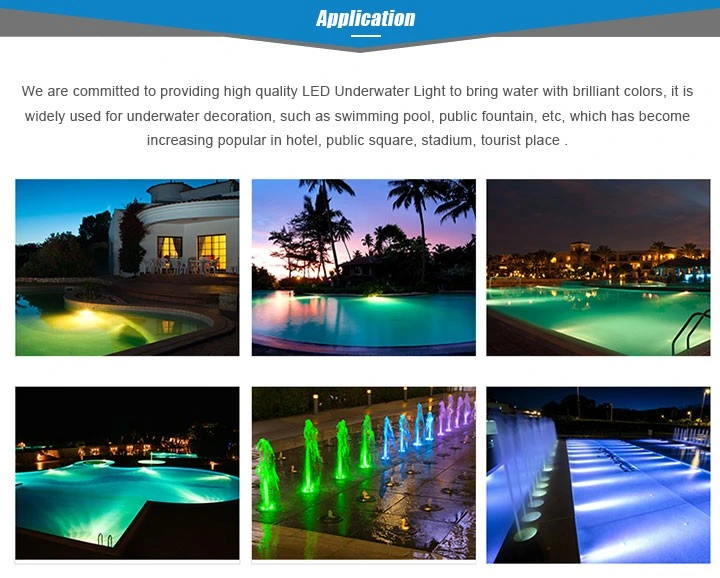 Mini Size and Ultra Thin 130*15mm PC Material DC 12V 6W 10W LED Pool Lamp Bulb IP68 LED Underwater Lighting