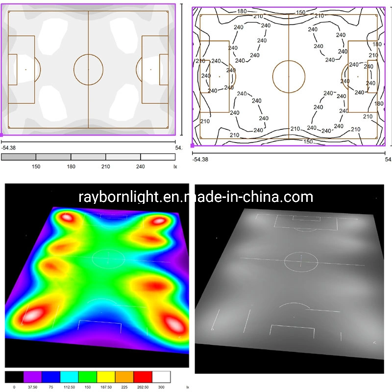 Professional Stadium 50W/100W/150W/200W/300W/400W LED Sport Ground Field Flood Lighting