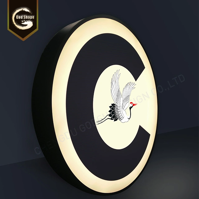External Advertising LED Lighting Board Squarewall Mounted Light Box Signs for Bar Light Box Sign