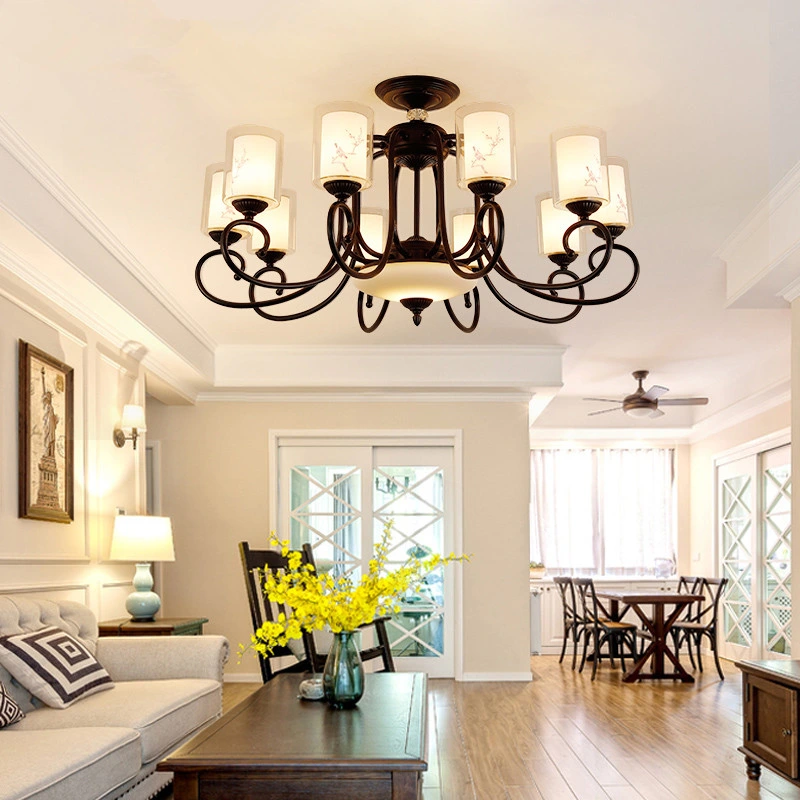 Black Wrought Iron Lighting Fixtures for Home Lighting (WH-CI-100)