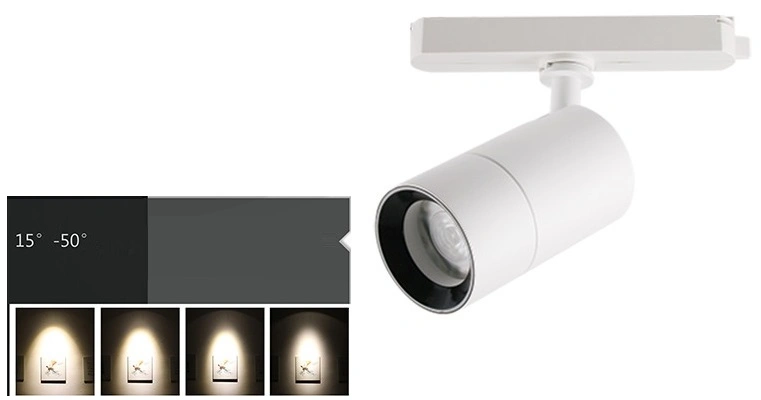 Multi-Angle LED Track Light Zoomable LED Track Spotlight LED Track Lights LED Track Lighting Track Zoomable LED Track Light Rotable Polarized LED Track Light