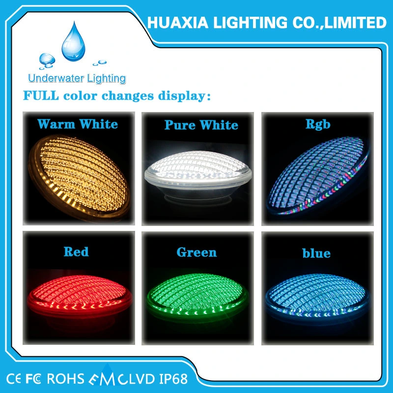 IP68 18W 24W 35W LED Underwater Lighting PAR56 Swimming Pool Light