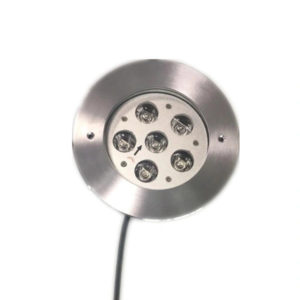 IP67 Outdoor Channel Light 6W Recessed Round LED Underground Waterproof Light