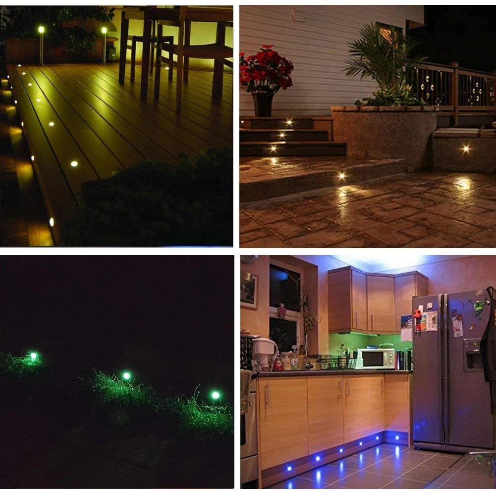 LED Deck Lighting Kit Under Deck LED Lighting Waterproof Low Voltage LED Deck Lighting LED Deck Rail Lighting Kit