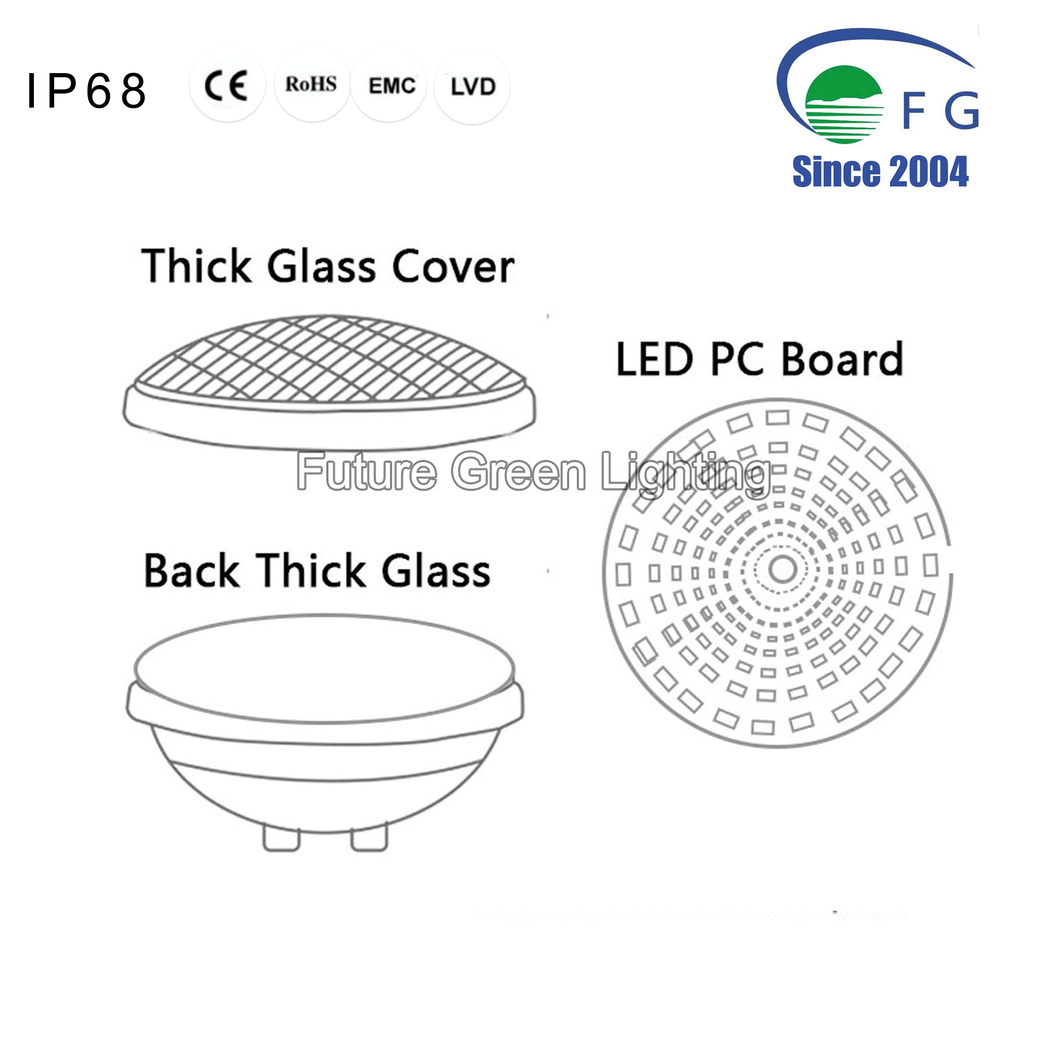 12V-24V 18W 24W 35W PAR56 Pool Lights, Underwater Lights, LED Underwater Lights