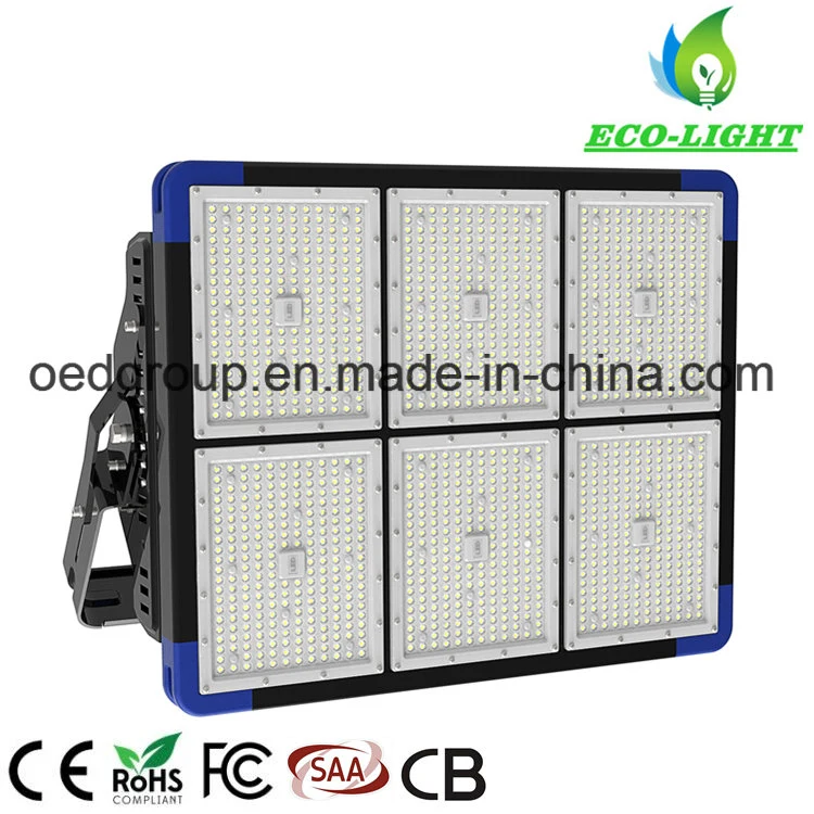 Waterproof IP66 Lighting Airport Lighting Plaza Lighting Sports Field Lighting 140lpw 1080W LED Project Light