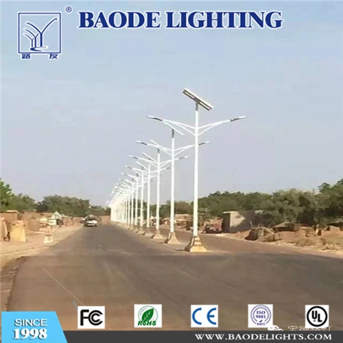 Outdoor Light 6m 30W Low Price Battery Backup LED Street Solar Light