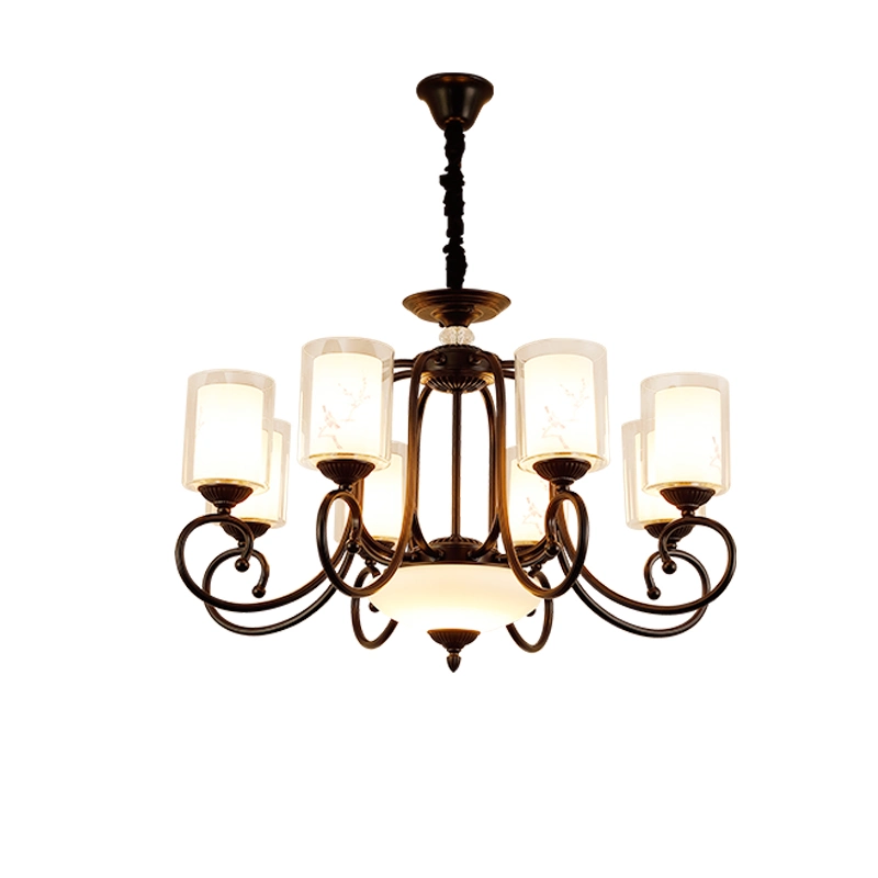 Black Wrought Iron Lighting Fixtures for Home Lighting (WH-CI-100)