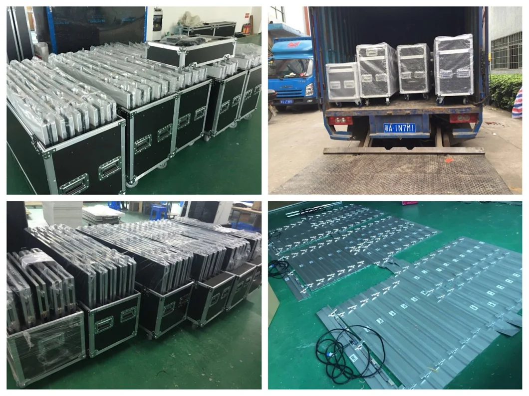 LED White Starlit Dance Floor Wireless Uplights for Wedding Party