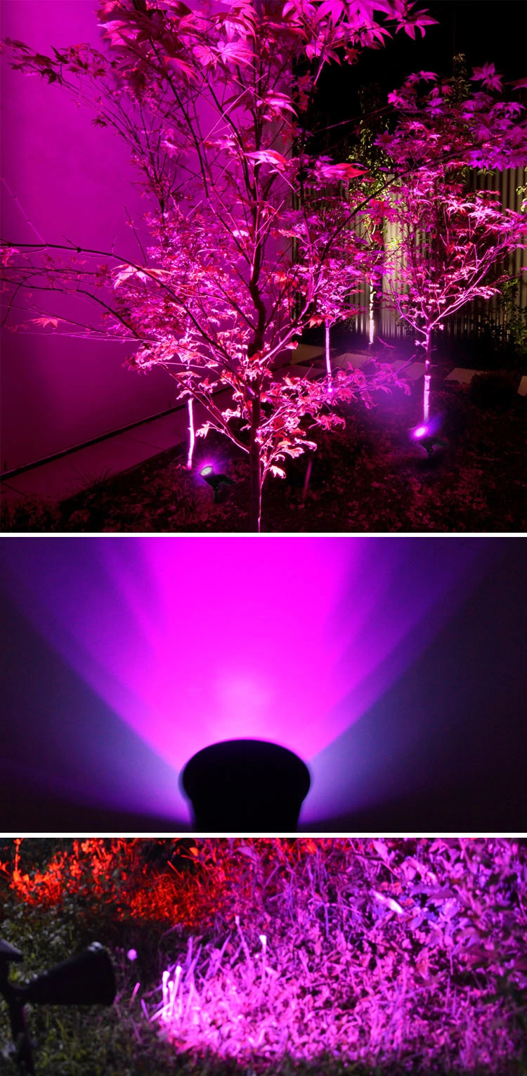 Solar Powered LED Lamp Adjustable Solar Spotlight in-Ground IP65 Waterproof Landscape Wall Light Outdoor Lighting