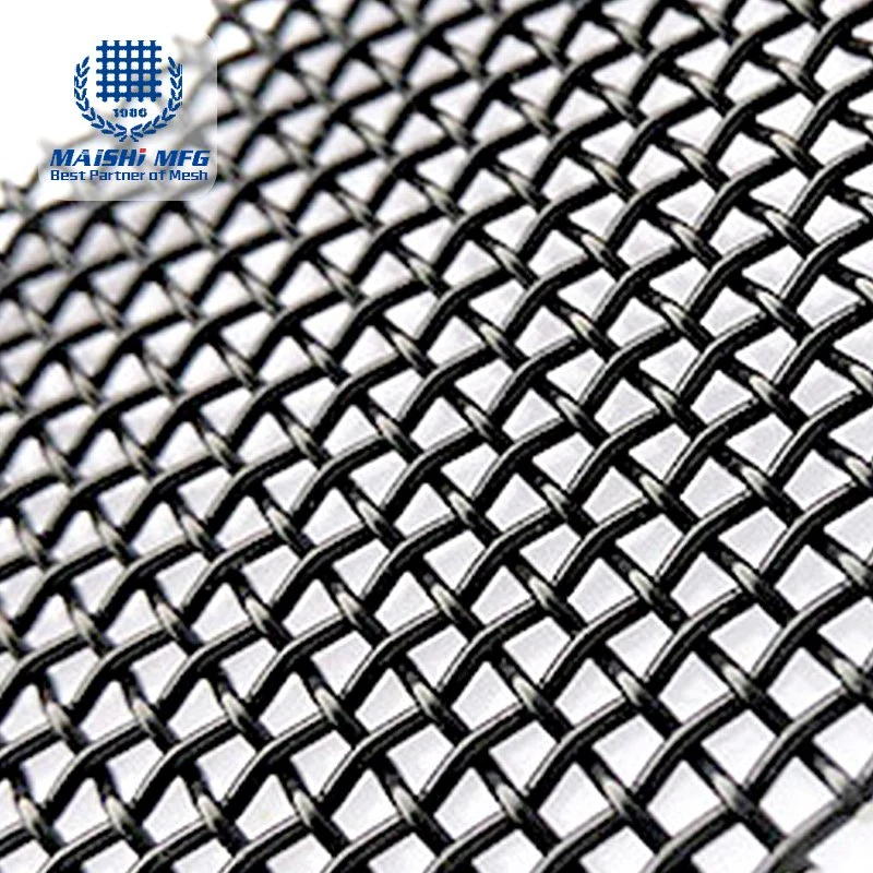 SS316 Marine Grade 0.8mm Black Coated Stainless Steel Mesh