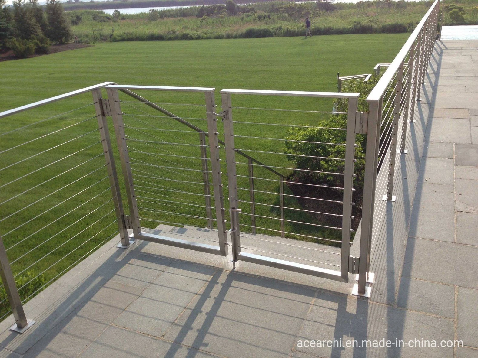 Ace Outdoor Marine Grade Stainless Steel Railing Wire Railing Cable Handrail