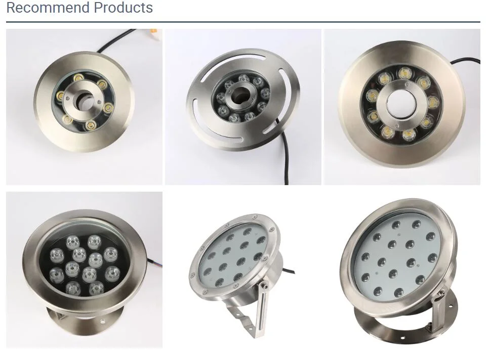 High Lumen Waterproof Outdoor Ground Light Deck Lighting LED Underground Projector Lights
