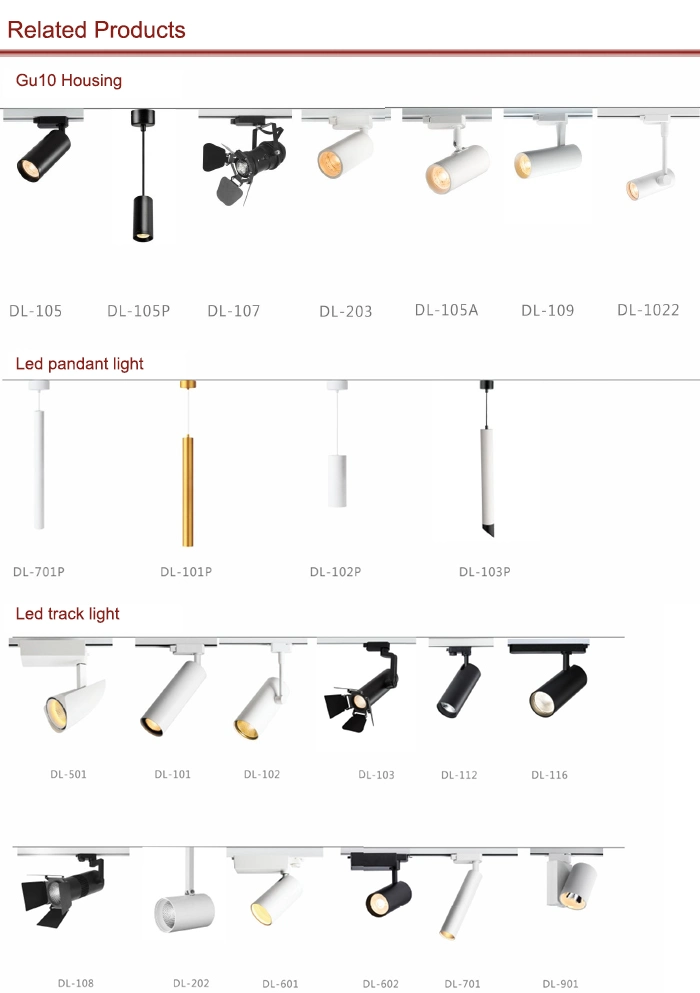 4W-10W Modern Fixture Surface Ceiling Spot Lighting System Rail COB LED Ceiling Spot Lights