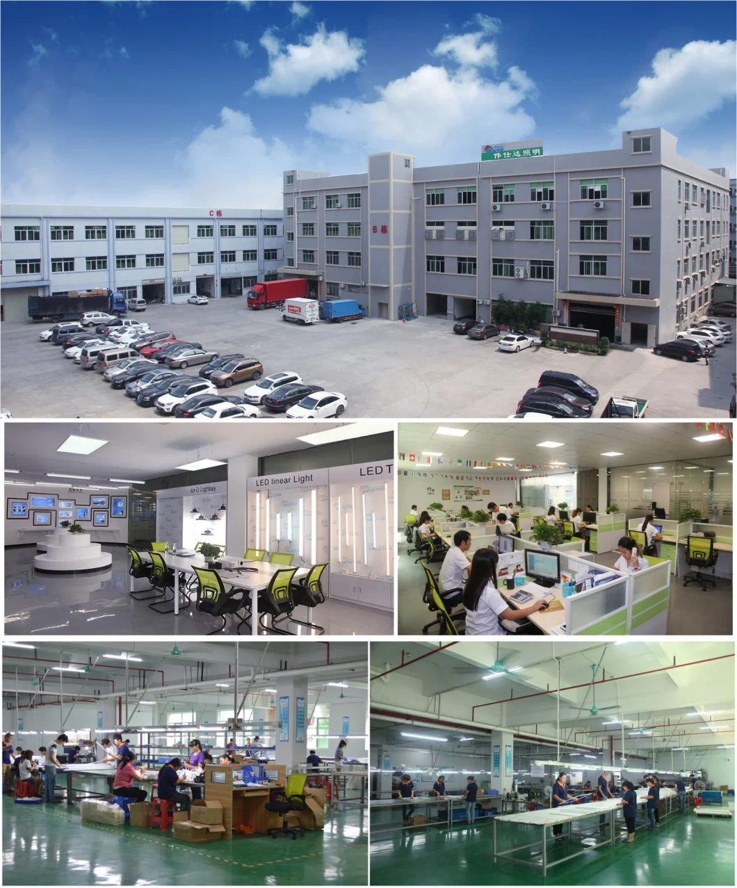 Non-Flickering 600mm 2FT 30W 130lm LED Triproof Linear Lighting Fixture with 1-10V Dimmable