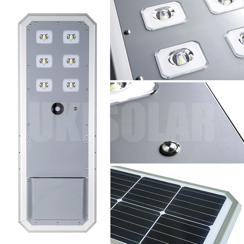 Ukisolar World Projects Outdoor Light 6-8m Pole 40W LED Solar Street Light