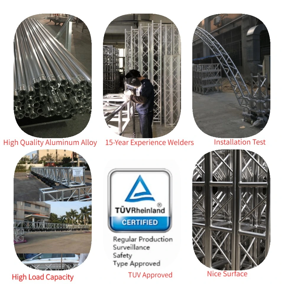 Square Spigot Stage Design Lighting Equipment Event Rental Durable Roof Truss