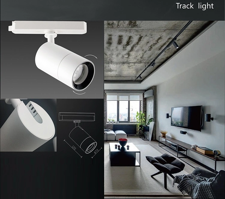 Multi-Angle LED Track Light Zoomable LED Track Spotlight LED Track Lights LED Track Lighting Track Zoomable LED Track Light Rotable Polarized LED Track Light