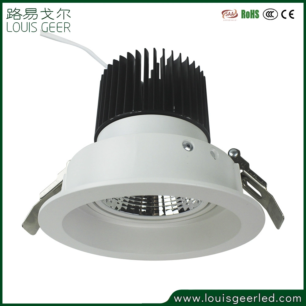 Recessed Indoor Lighting Anti-Glare Rotatable Residential 20W 2-Way LED Downlight for Commercial Lighting Mall