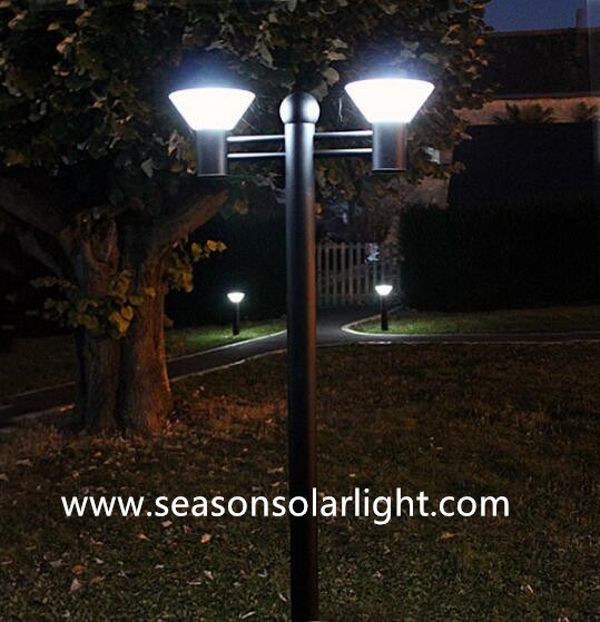 Outdoor Courtyard Landscape Lighting 10W Solar Powered Garden Light with Remote Control LED Lighting