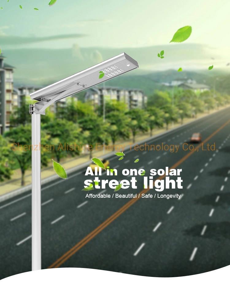 40W Hot Sale Mode High Brightness Outdoor LED Lamp All in One Street Light
