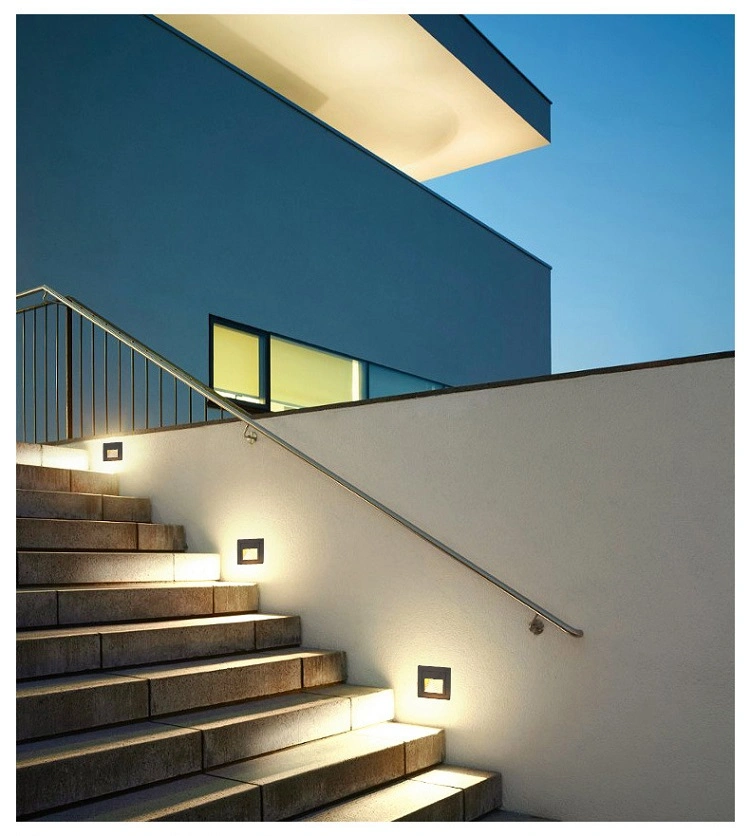 Distributor Wall Lamp Wall Light LED Wall Footlight Recessed Inwall Lighting 2W LED Corner Step Light