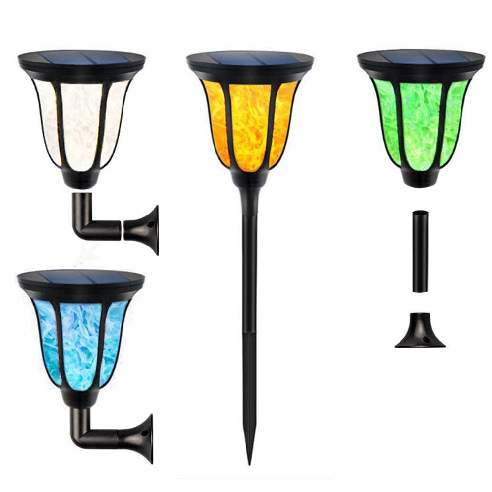 Zj Multi Color Dusk to Dawn Auto on/off Decorative Landscape Lights Retro Lights Waterproof Outdoor Solar Garden Light