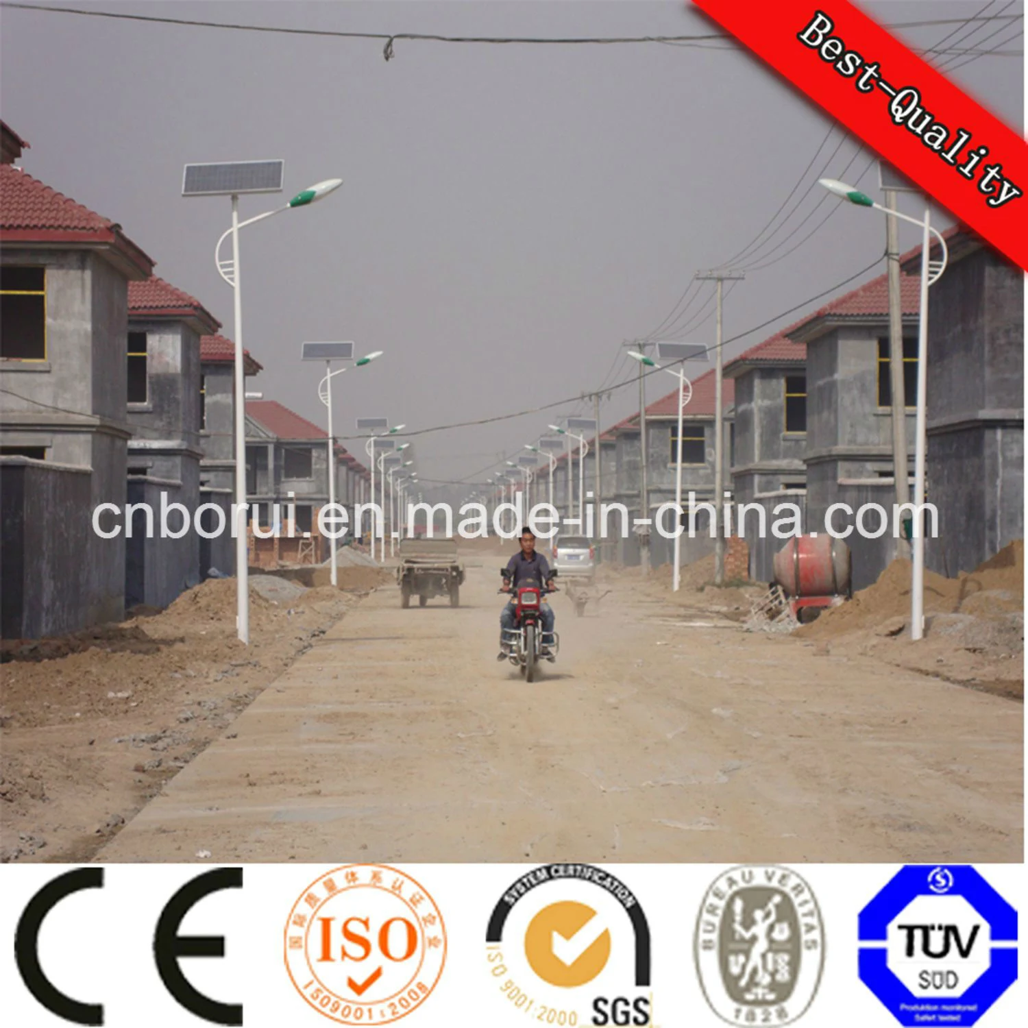 China Supplier RoHS LED Street Light Solar Street Light 50W Outdoor Lighting Price