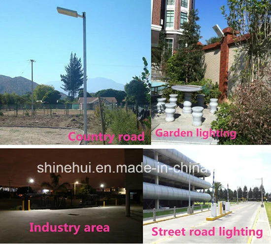 IP65 Waterproof Outdoor Lamp Lighting Integrated Street Light Solar Panel LED Street Lights for Garden