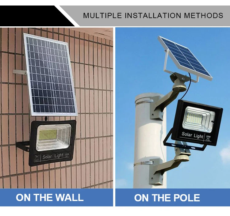 IP65 Waterproof Solar Lamp LED Flood Lights Outdoor Solar Dusk to Dawn Lights