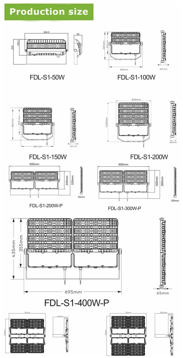 Outdoor LED Flood Light 60W 3030SMD LED Outdoor Lamp