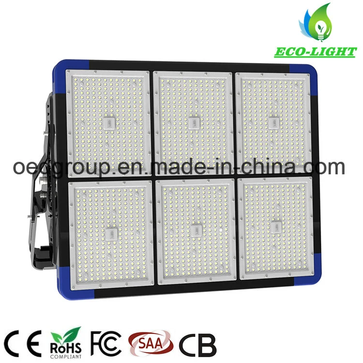 Waterproof IP66 Lighting Airport Lighting Plaza Lighting Sports Field Lighting 140lpw 1080W LED Project Light