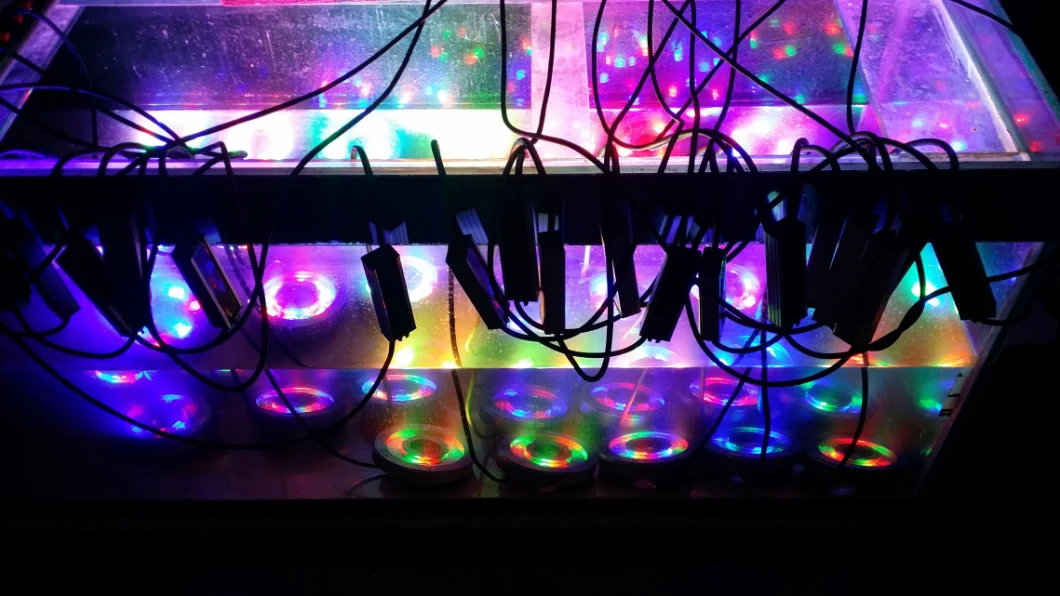 9W/18W/27W R/G/B/W/Y/RGB Dry Deck Fountain Lights
