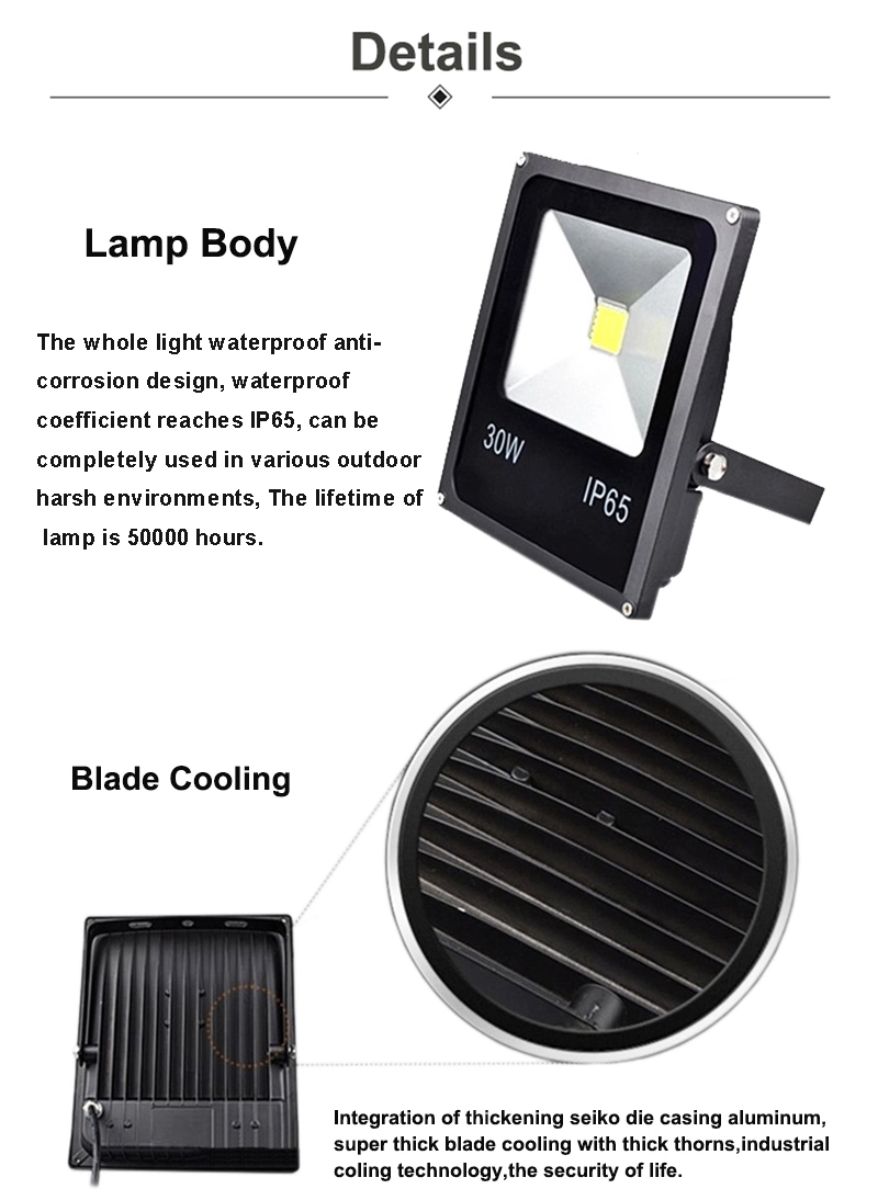Lebekan Outdoor IP66 COB 150W 200W LED Flood Light Garden, Street, Park, Square, Exterior Lighting LED Floodlight