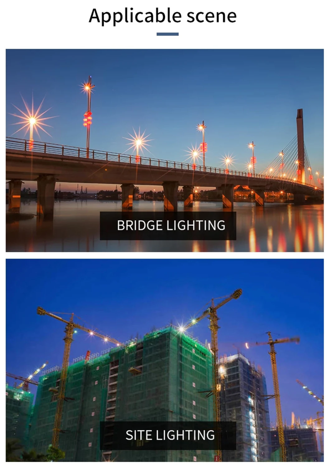 LED Flood Light Outdoor Landscape Lighting LED Projection Lamp LED Industrial Lighting