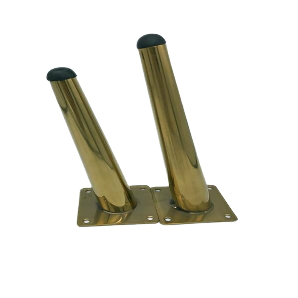hot sale mid century retro modern metal gold brass tapered cabinet table sofa furniture legs feet