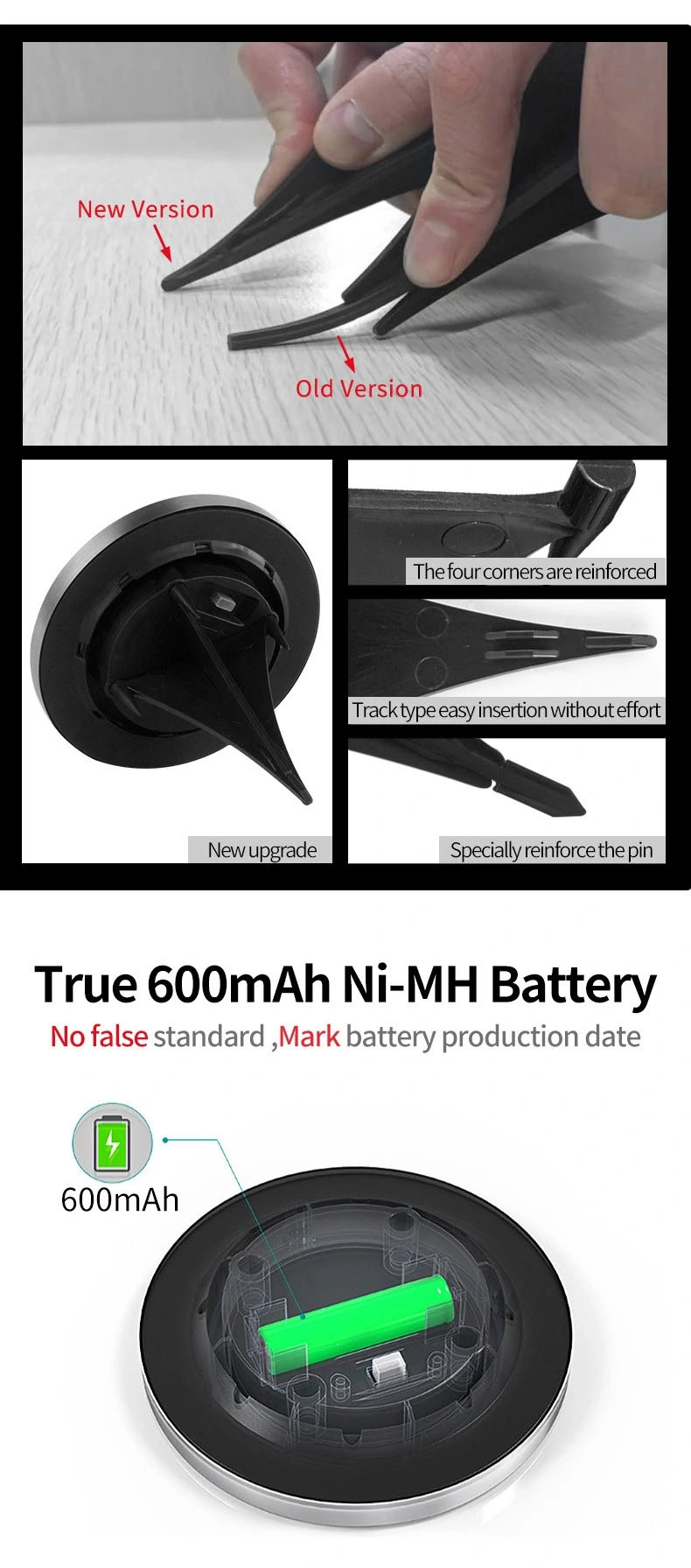 Est Seller in-Ground Lights, 4/8LED, 4packs, Solar Ground Lights for Garden, Driveway, Pathway