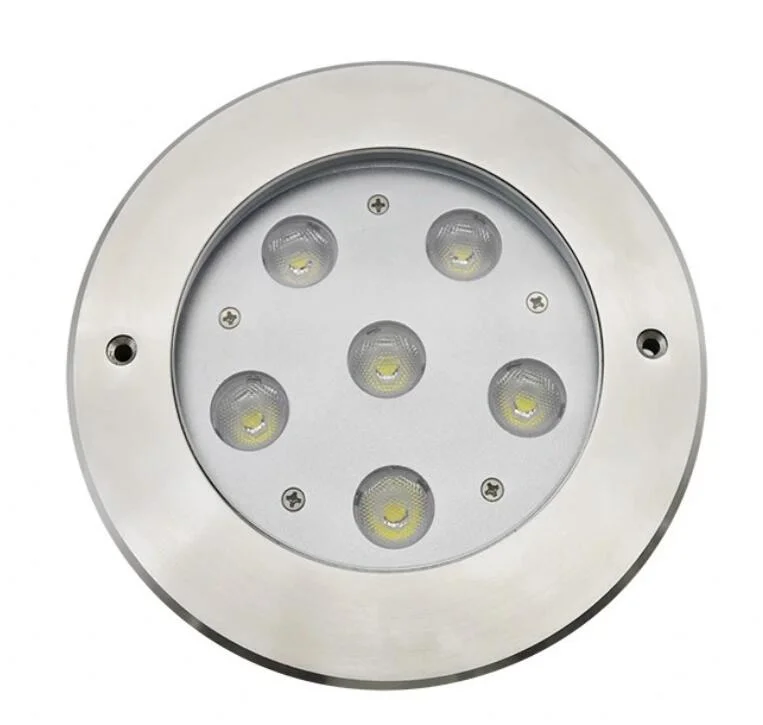IP67 Outdoor Channel Light 6W Recessed Round LED Underground Waterproof Light