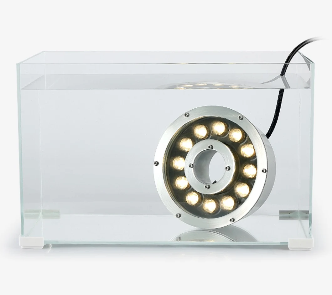 36W LED Fountain Light Ring, 316ss LED Underwater Lighting 36W Fountain Light